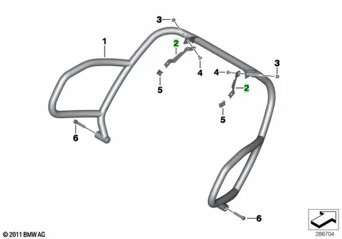Крепежная пластина Л 46637704443 BMW