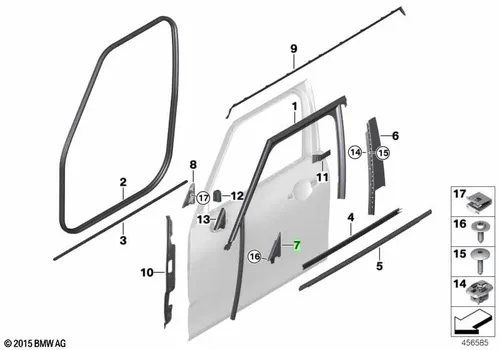 End cover, d 51137344188 BMW