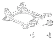 N 90998702 ВИНТ ПОДРАМНИКА PORSCHE