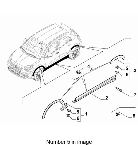 735537083 клипса FIAT
