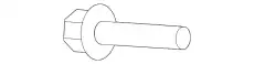 Комби-болт N 10421304 PORSCHE