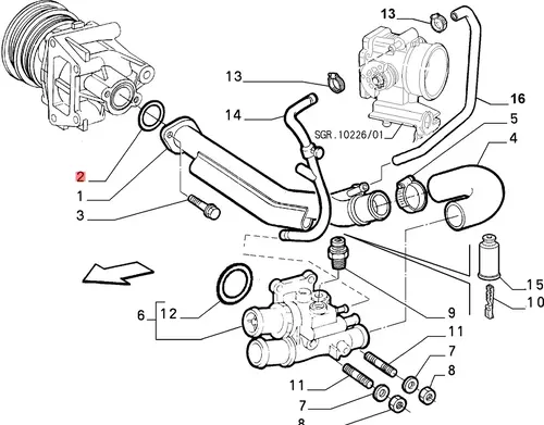 Кольцо уплотнительное 14463880 CHRYSLER