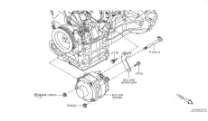  BOLT 11916-1AA0A NISSAN