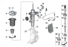 Гайка шестигранная !M10x1-10-ZNS3, ISO 14218 \BMW 1' F20 LCI, F21, F40, F52, 2' F45 Acti 07 11 9 905 307