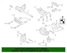 HEXAGON-HEAD BOLT 90038527909 PORSCHE