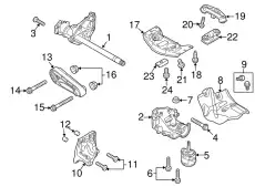 HEXAGON-HEAD BOLT 90038527909 PORSCHE