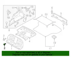  ЗАКЛЕПКА D=3ММ 1416004123 HYUNDAI