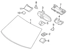ЛОБОВОЕ СТЕКЛО LR069746 LAND ROVER