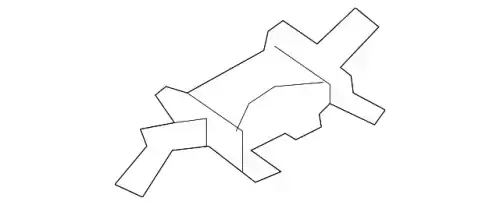 872352B000 Фиксатор молдинга крыши MOBIS