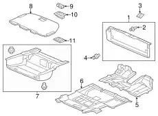 Клипса 91560S7A003 HONDA