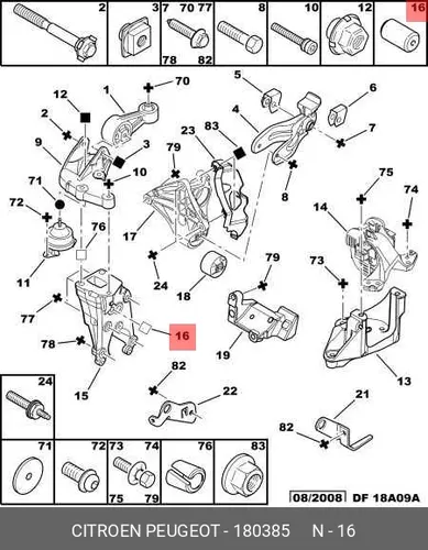  ОПОРА DIAM 13-25 1803 85 PSA