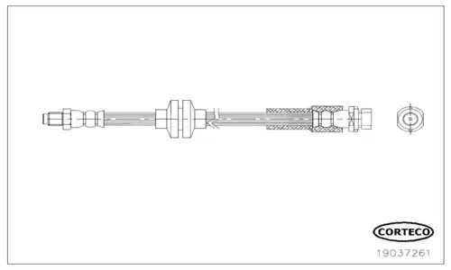 Brake Hose 19037261 CORTECO
