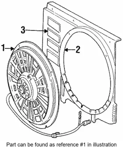 GCP ELECTRIC FAN 9142879 VOLVO