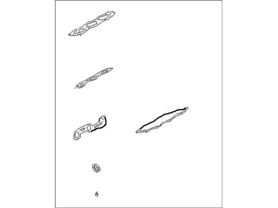 Gasket Set, cylinder head 11042AC326 NISSAN