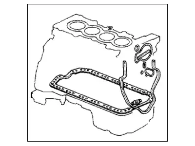 Gasket Set, crank case 06111PT0010 HONDA