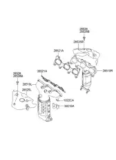 Прокладка коллектора KIA 2852123004