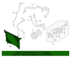 Радиатор кондиционера (конденсатор) MAZDA LC7061480B