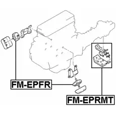 Подушка крепления двигателя FEBEST FM-EPRMT