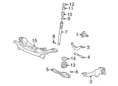 Рычаг подвески FORD 4S4Z-5A969-AC