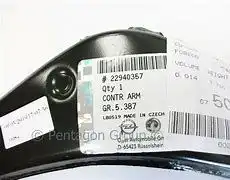 Рычаг подвески OPEL 22940357