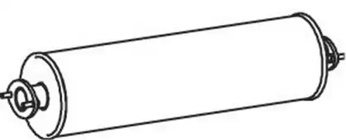 897103505 ISUZU Глушитель 39302 DINEX