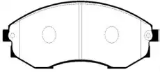 Тормозные колодки дисковые CTR CKKH-12