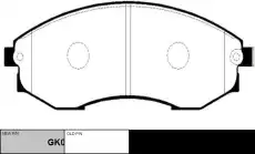 Тормозные колодки дисковые CTR CKKH-12