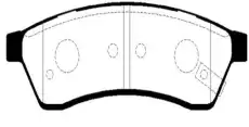 Тормозные колодки дисковые CTR CKKD-16