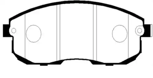 Тормозные колодки дисковые CTR CKSS-5