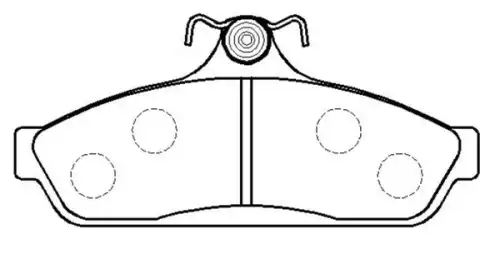 Тормозные колодки дисковые CTR CKT-2