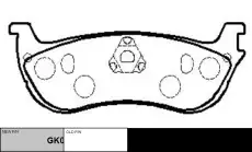 Тормозные колодки дисковые CTR CKF-6