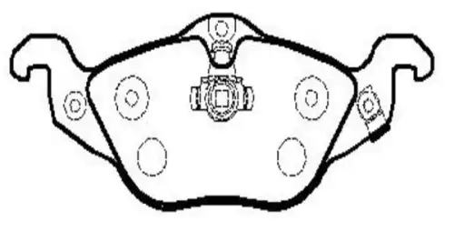 Тормозные колодки дисковые CTR CKG-13