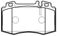 Тормозные колодки дисковые HSB HP5148