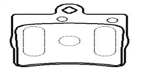 Тормозные колодки дисковые CTR CKBZ-11