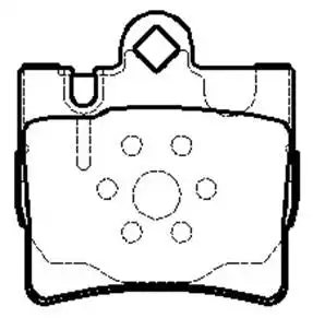 Тормозные колодки дисковые HSB HP5193