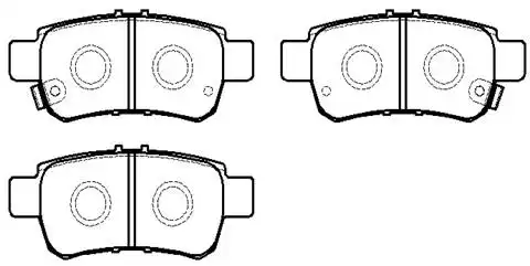 Тормозные колодки дисковые HSB HP5210