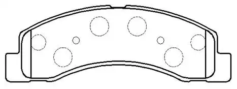 Тормозные колодки дисковые HSB HP5227
