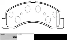Тормозные колодки дисковые CTR CKF-23