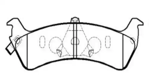 Тормозные колодки дисковые CTR CKF-24