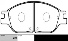 Тормозные колодки дисковые CTR CKF-26