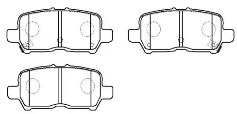 Тормозные колодки дисковые HSB HP5241