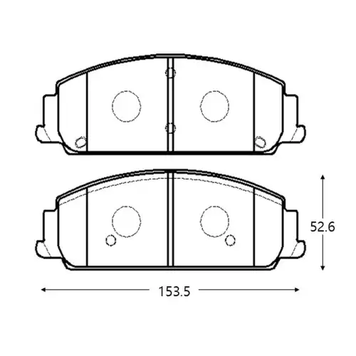 Тормозные колодки дисковые CTR CKHD-5