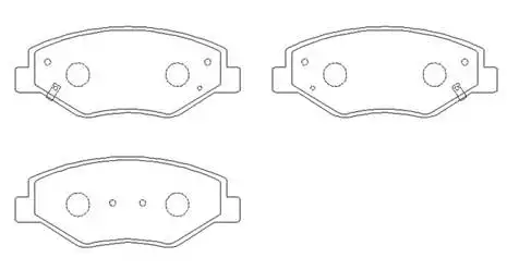 Тормозные колодки дисковые HSB HP5271
