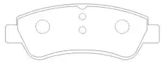 Тормозные колодки дисковые HSB HP5272