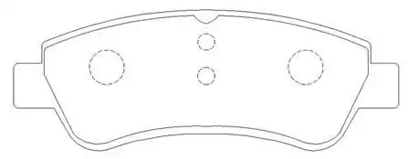 Тормозные колодки дисковые HSB HP5272