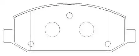 Тормозные колодки дисковые HSB HP5274