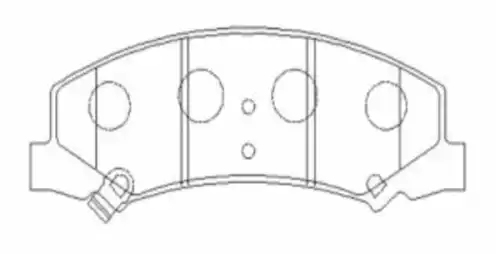 Тормозные колодки дисковые CTR CKG-26