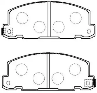Тормозные колодки дисковые HSB HP8194