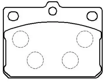 Тормозные колодки дисковые HSB HP8242