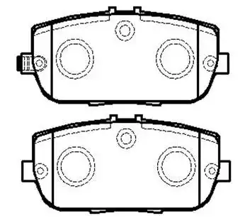 Тормозные колодки дисковые HSB HP8271